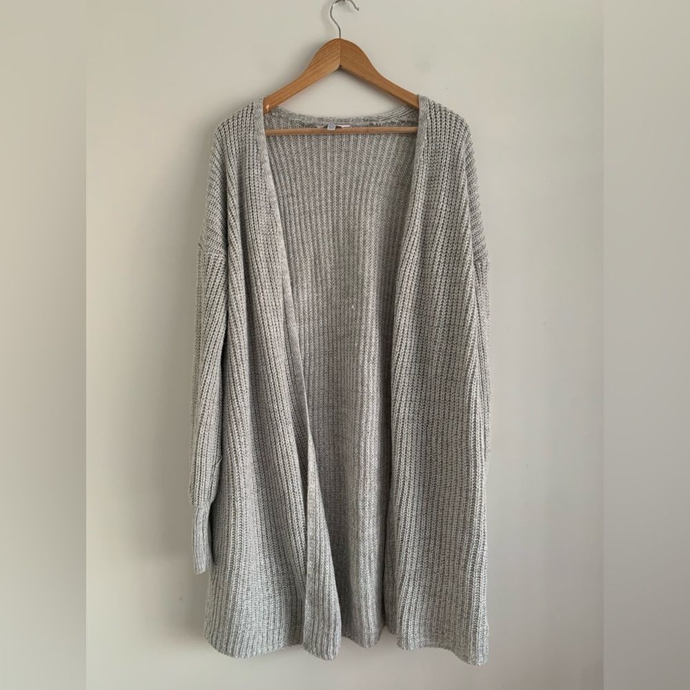 Time and Tru , XL Gray cardigan